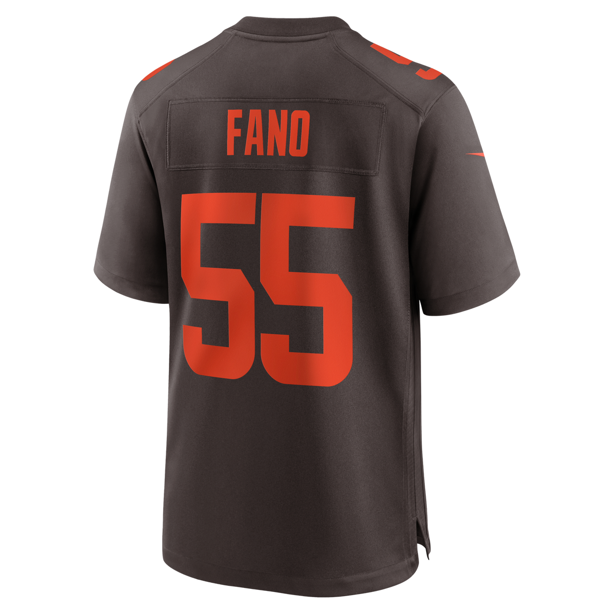 Cleveland Browns Spencer Fano Brown 2026 NFL Draft First Round Pick No. 9 Alpha Dawg Alternate Game Football Jersey