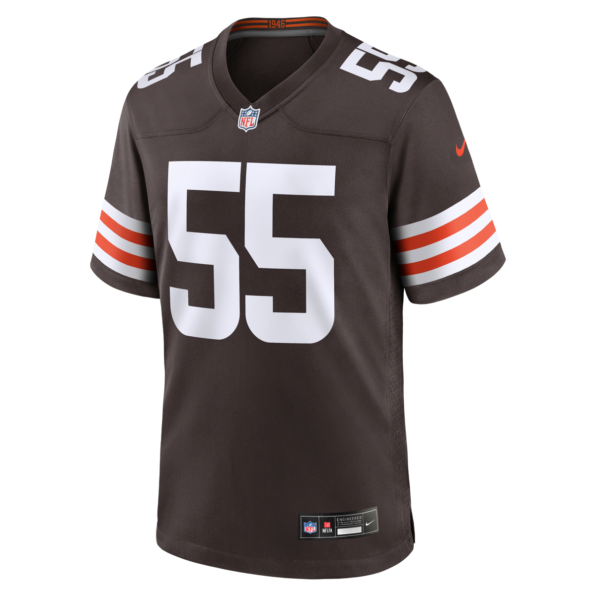 Cleveland Browns Ethan Pocic Brown Game Football Jersey
