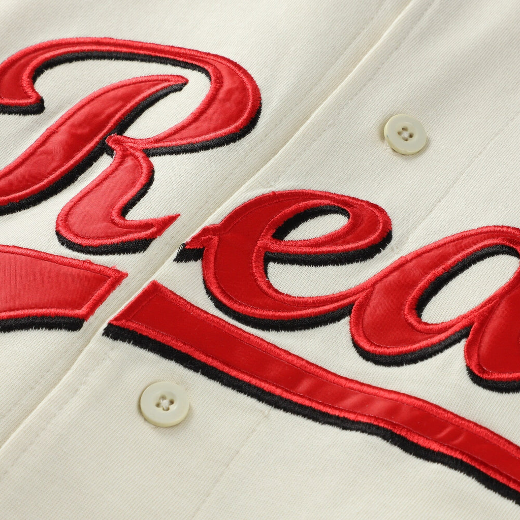 Cincinnati Reds Profile Cream/Red Big & Tall Two-Color Fashion Baseball Jersey