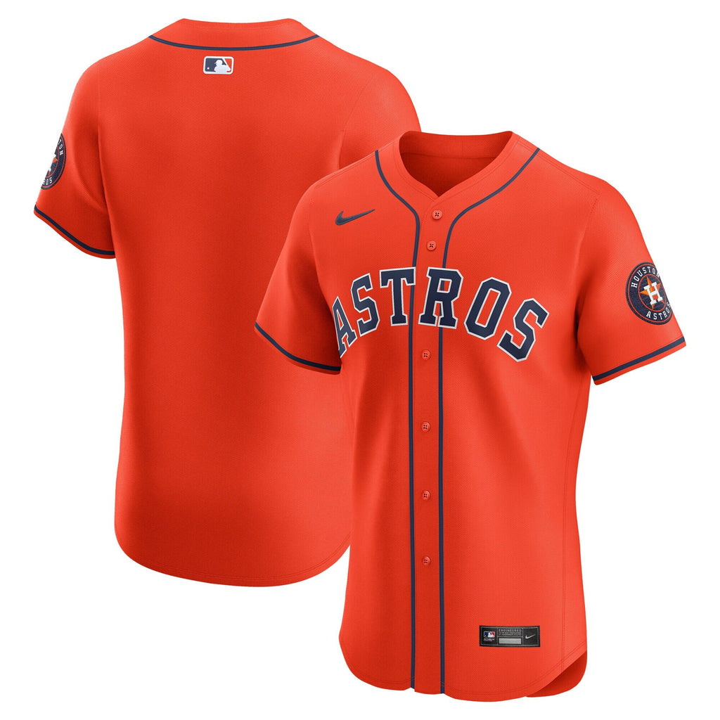 Houston Astros Orange Alternate Elite Baseball Jersey