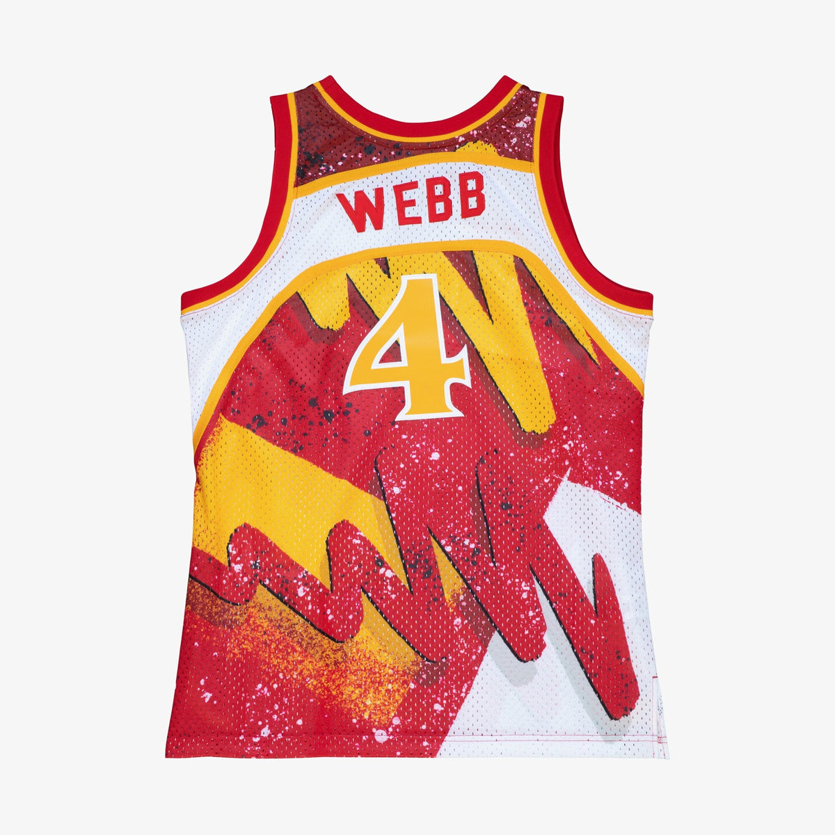 Atlanta Hawks Spud Webb 1986 Hyper Hoops Swingman Jersey - Red