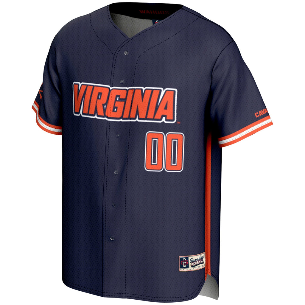 Virginia Cavaliers NIL Pick-A-Player Lightweight Baseball Jersey - Navy