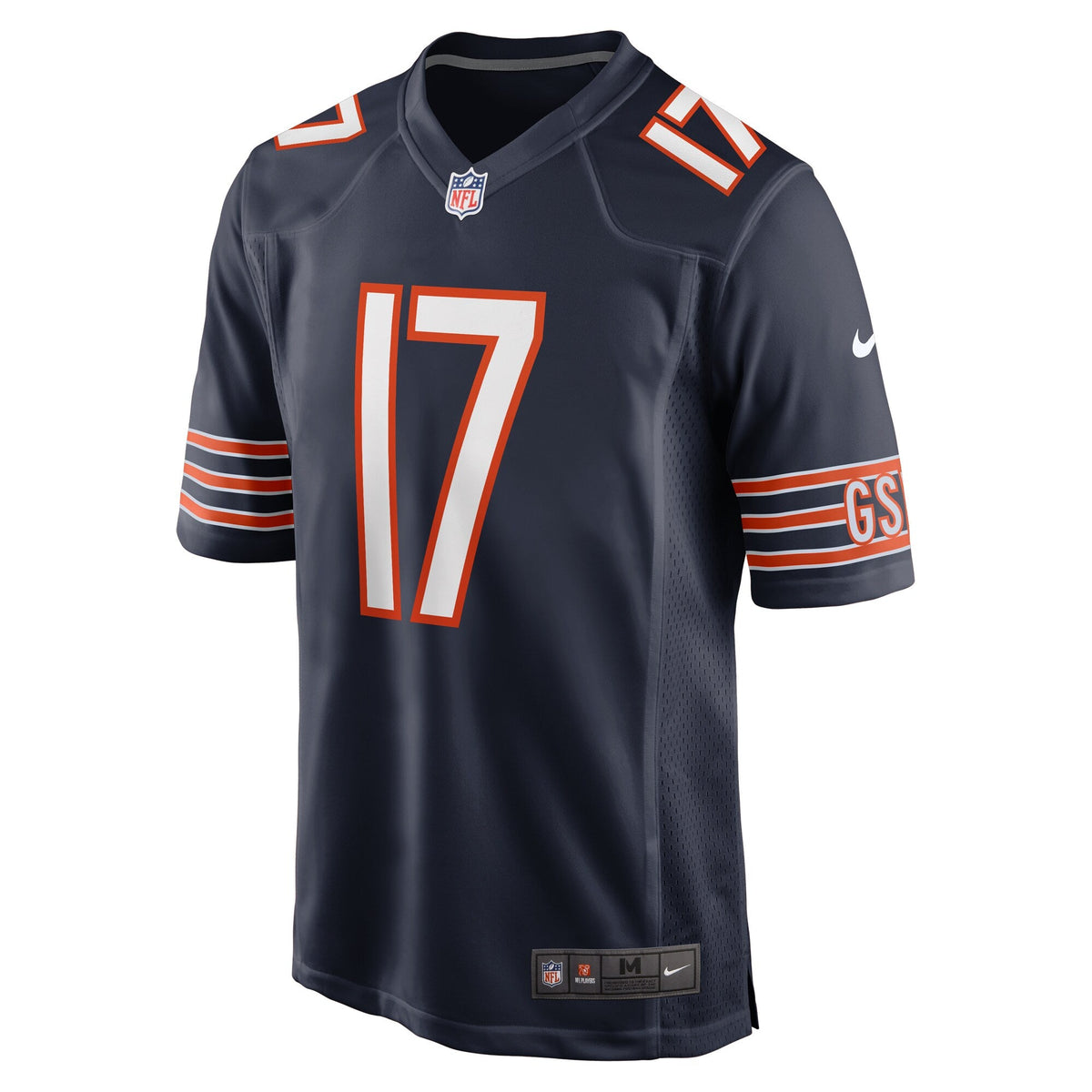 Chicago Bears Tyson Bagent Navy Game Football Jersey