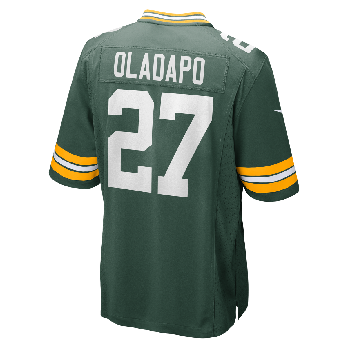 Green Bay Packers Kitan Oladapo Green Game Football Jersey