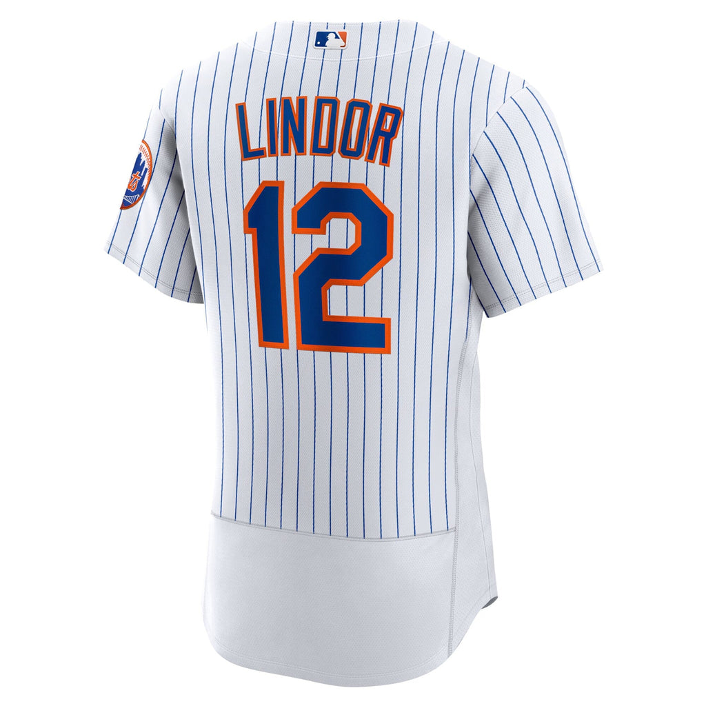 New York Mets Francisco Lindor White Home Player Baseball Jersey