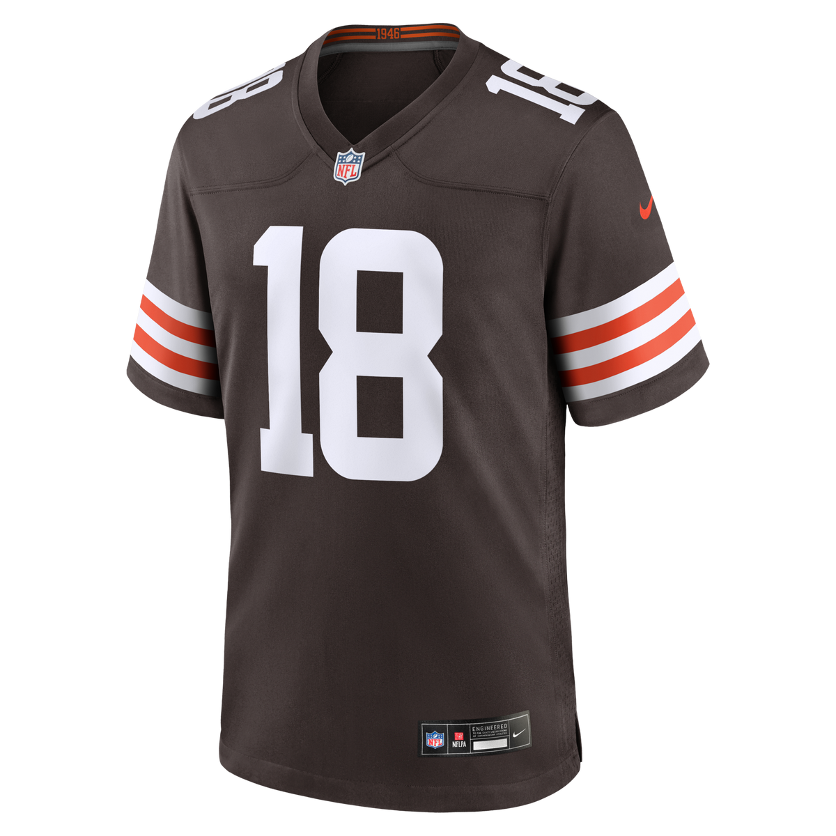 Cleveland Browns David Bell Brown Game Football Jersey