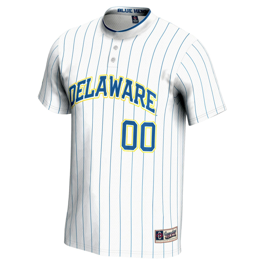 Delaware Fightin' Blue Hens NIL Pick-A-Player Lightweight Softball Jersey - White