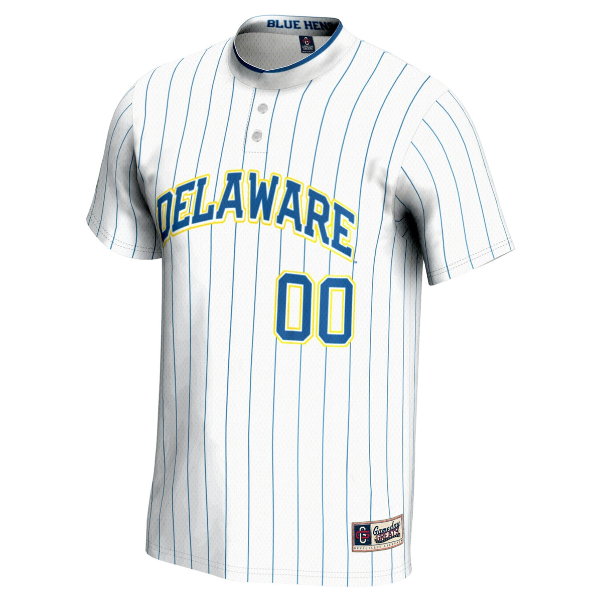 Delaware Fightin' Blue Hens NIL Pick-A-Player Lightweight Softball Jersey - White