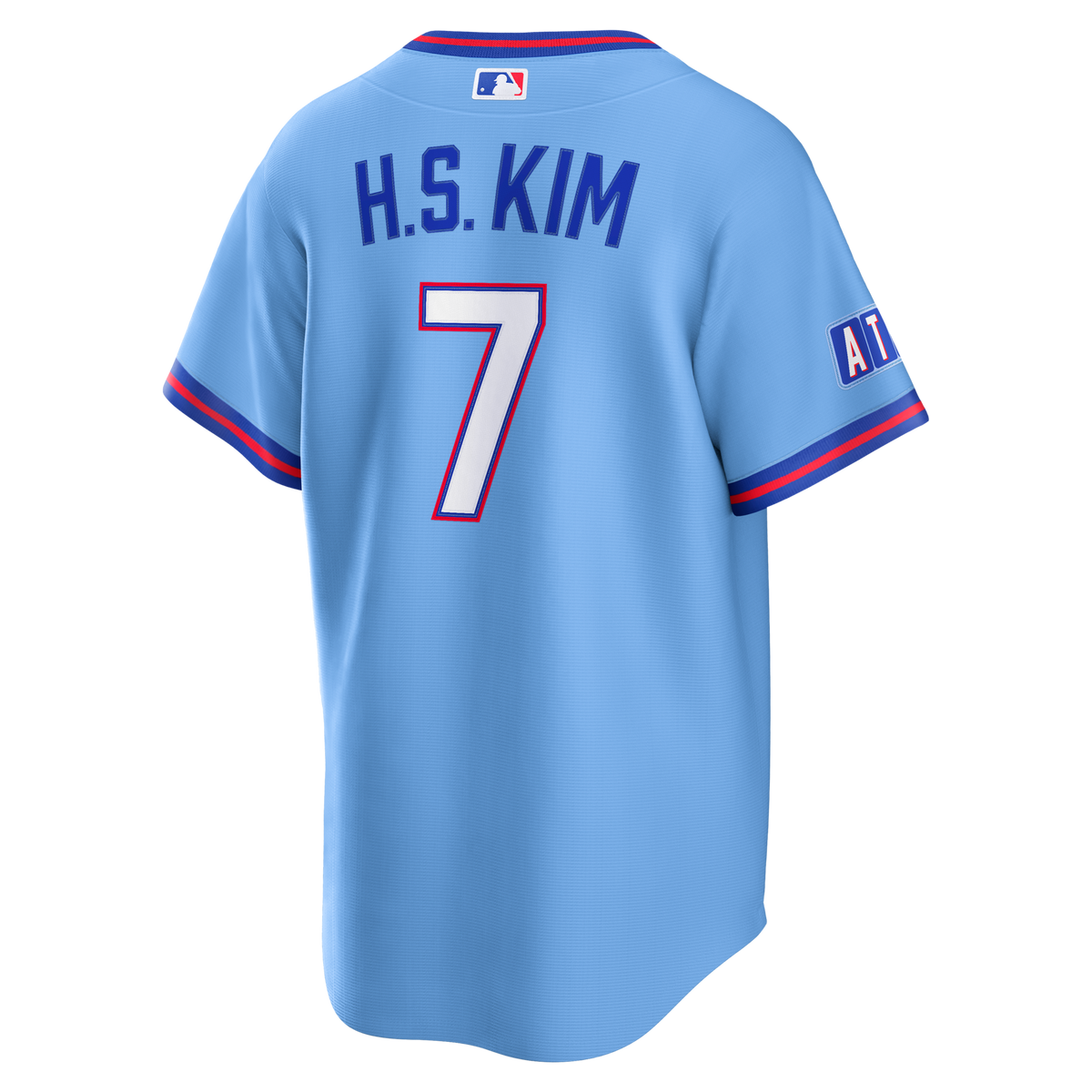 Atlanta Braves Ha-Seong Kim Powder Blue 2026 City Connect Stadium Baseball Jersey