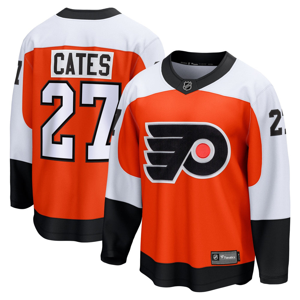 Philadelphia Flyers Noah Cates Orange Home Breakaway Hockey Jersey