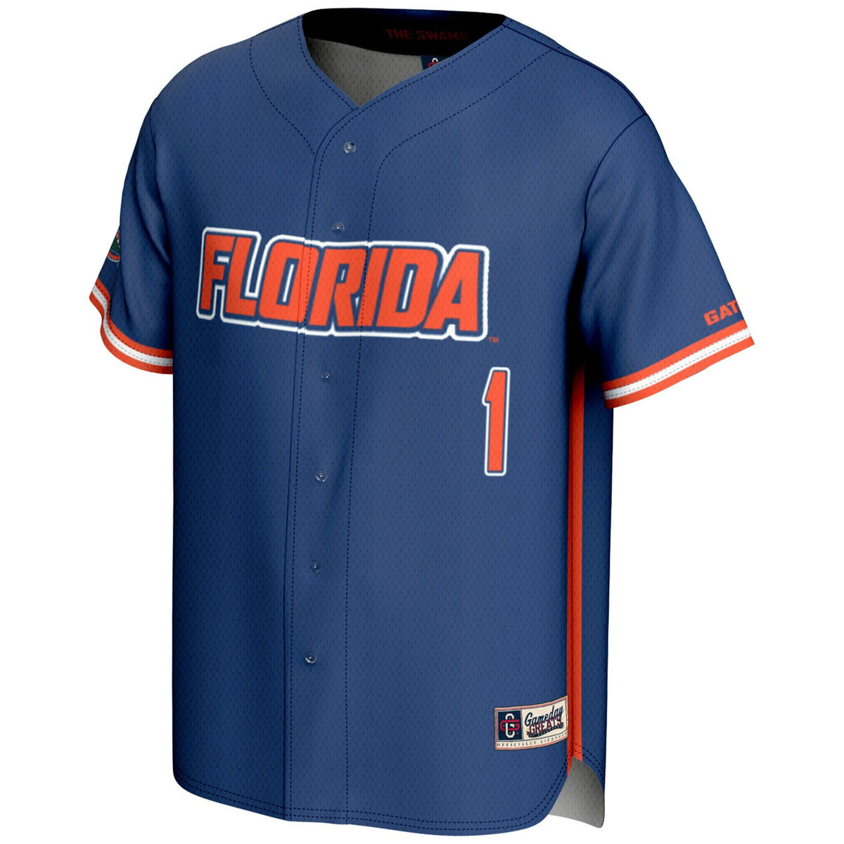 #1 Royal Florida Gators Lightweight Baseball Jersey