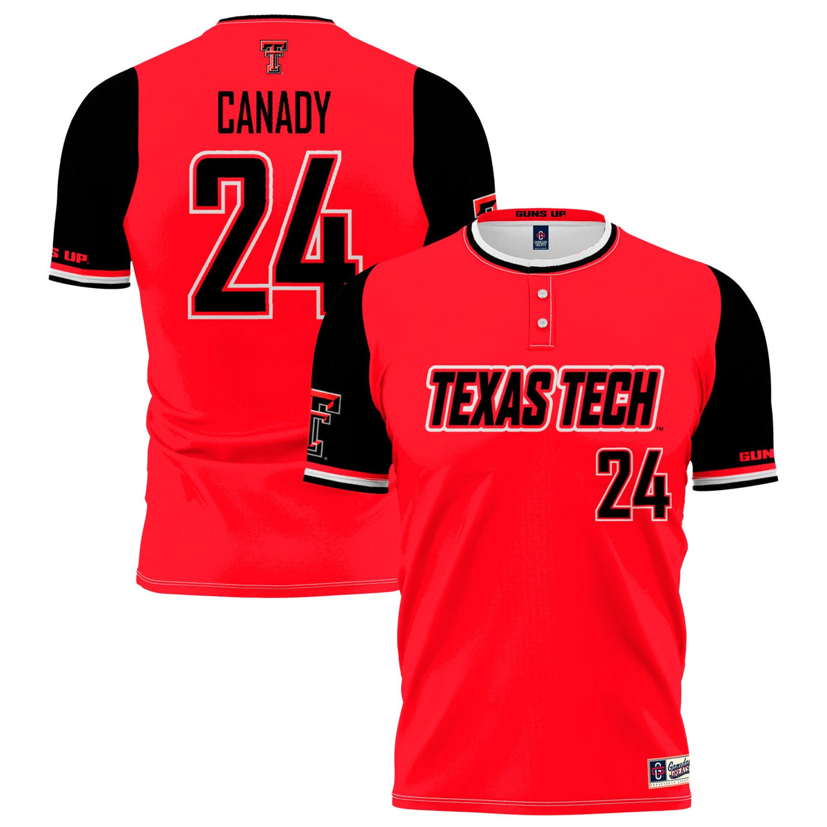 NiJaree Canady Texas Tech Red Raiders Softball Fashion Jersey - Red