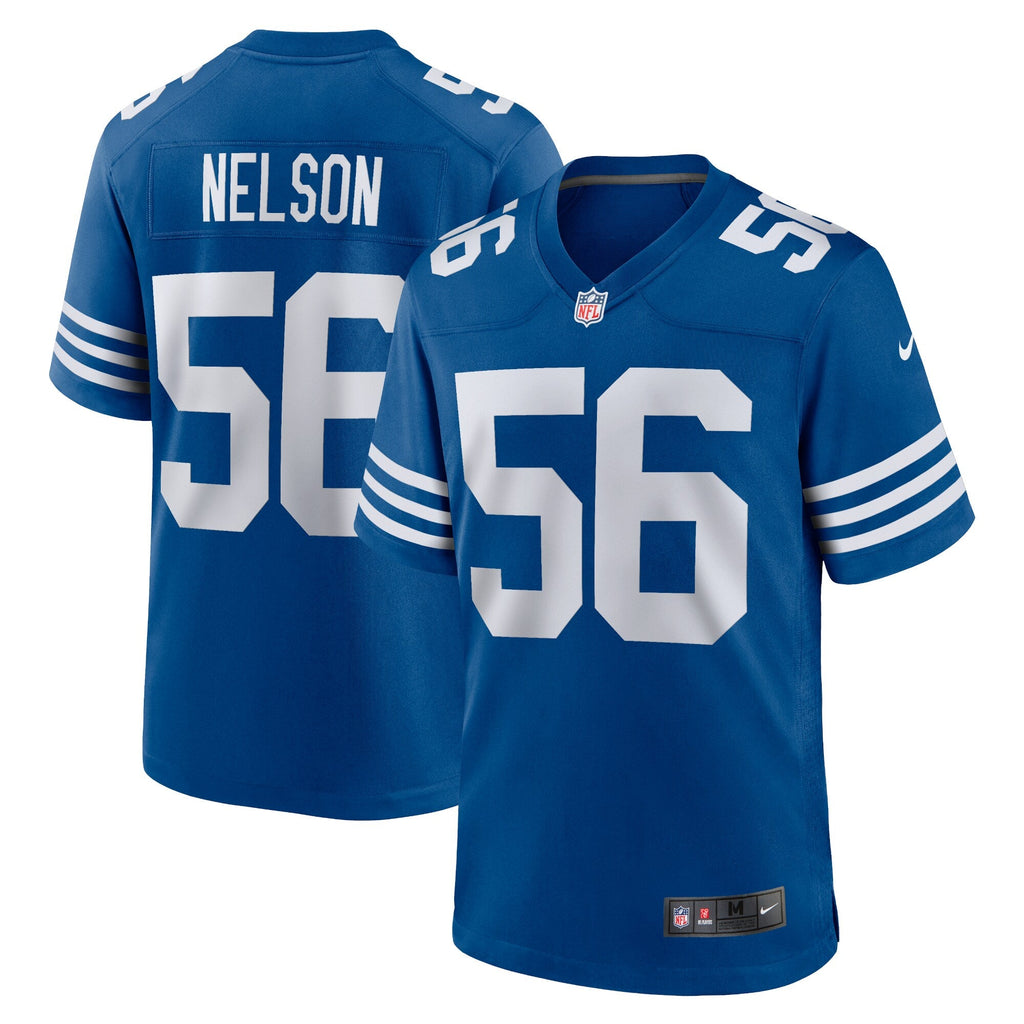 Indianapolis Colts Quenton Nelson Royal Alternate Game Football Jersey