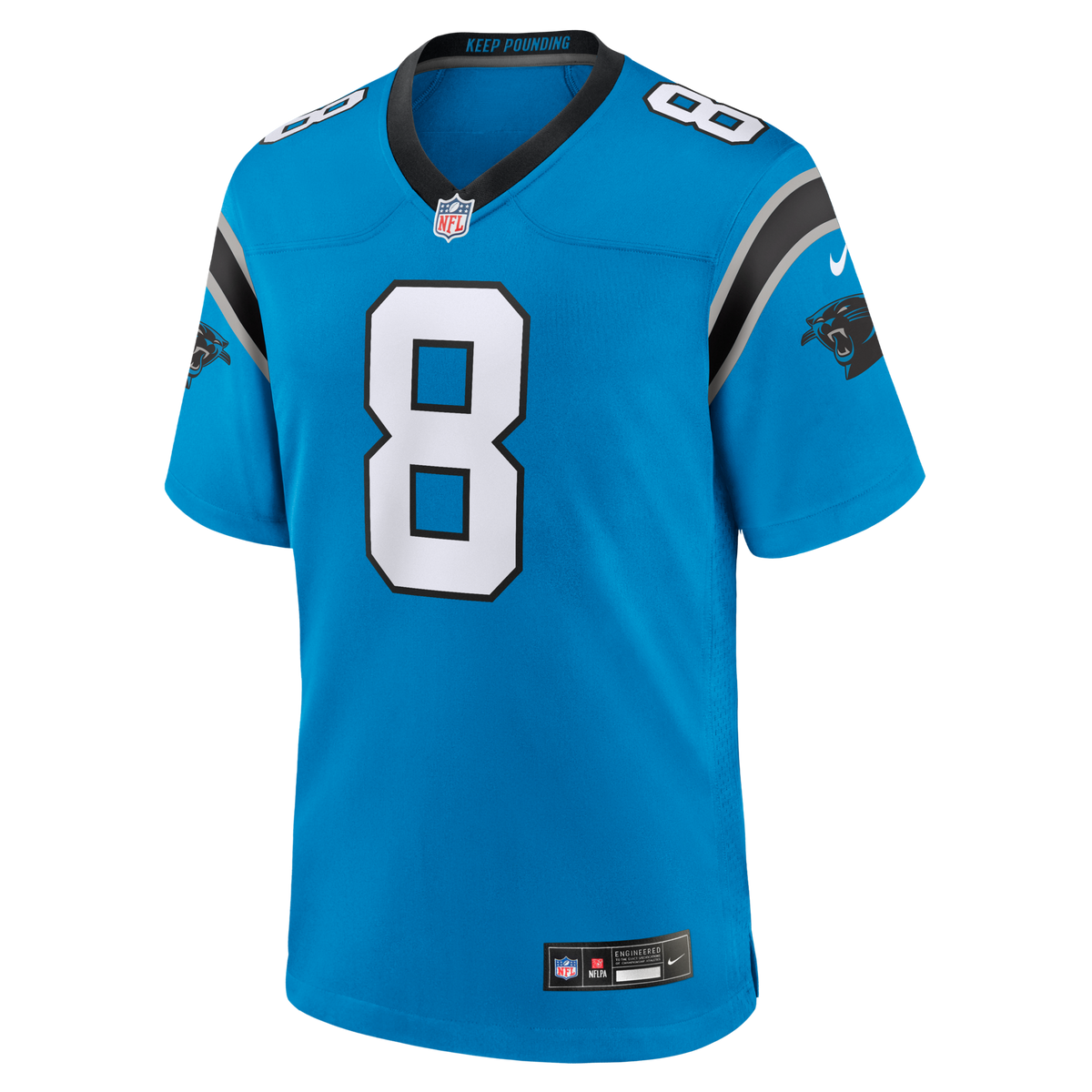 Carolina Panthers Jaycee Horn Blue Alternate Game Football Jersey