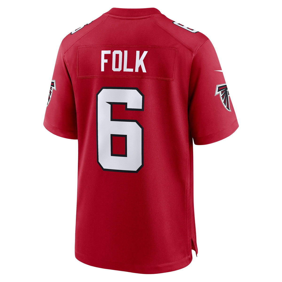 Atlanta Falcons Nick Folk Red Team Game Football Jersey