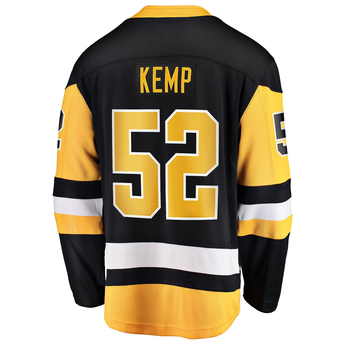 Pittsburgh Penguins Philip Kemp Black Home Breakaway Hockey Jersey