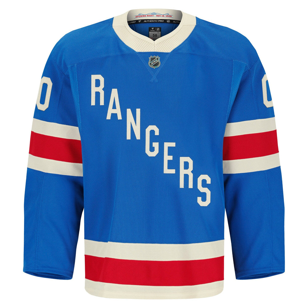 New York Rangers Blue Centennial Pro Custom Jersey