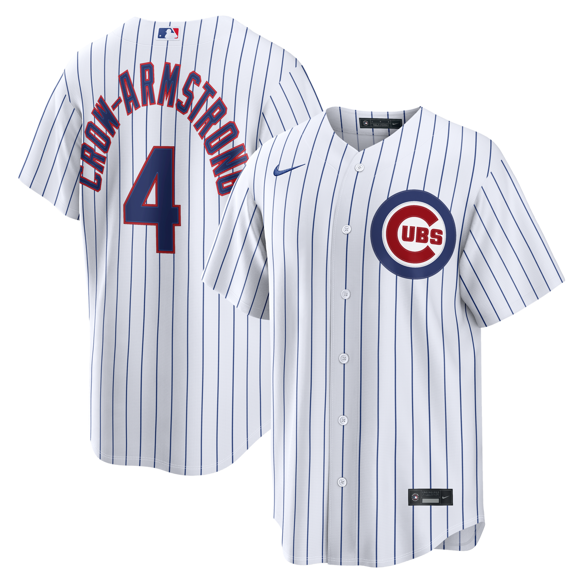 Chicago Cubs Pete Crow-Armstrong White Home Replica Baseball Jersey