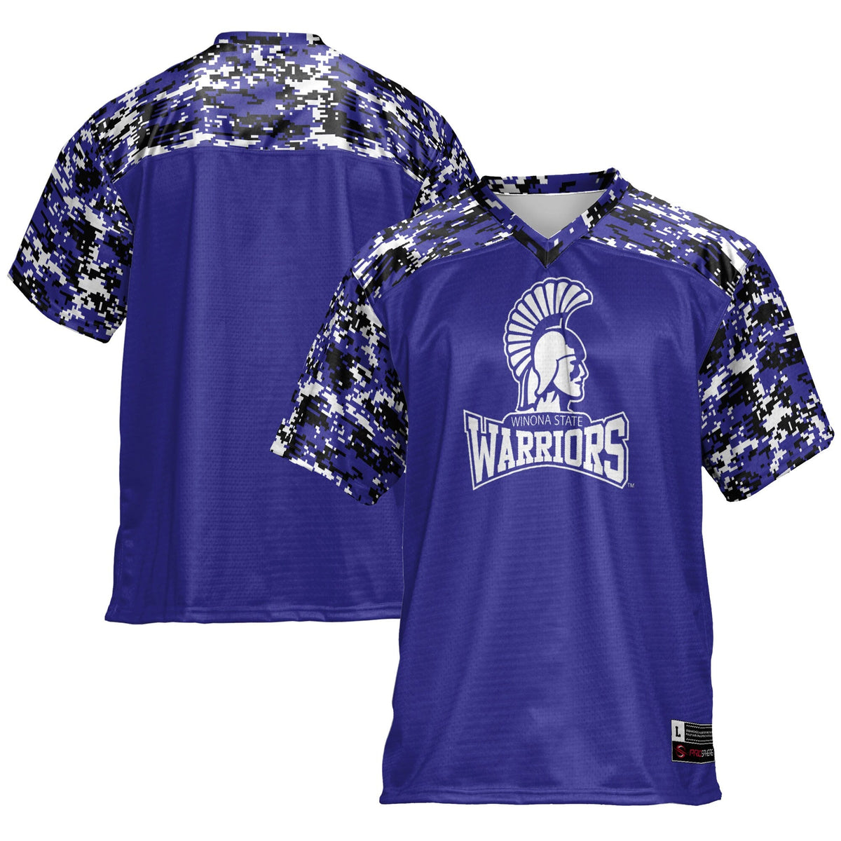 Winona State Warriors Football Jersey - Purple