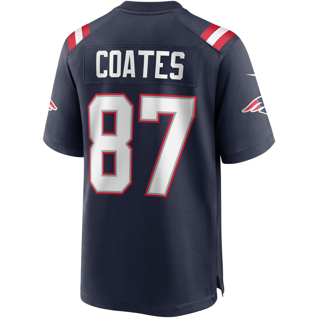 New England Patriots Ben Coates Navy Game Retired Player Football Jersey