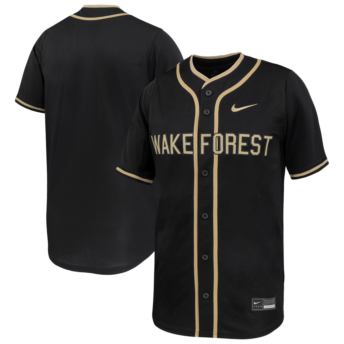 Black Wake Forest Demon Deacons Limited Baseball Jersey