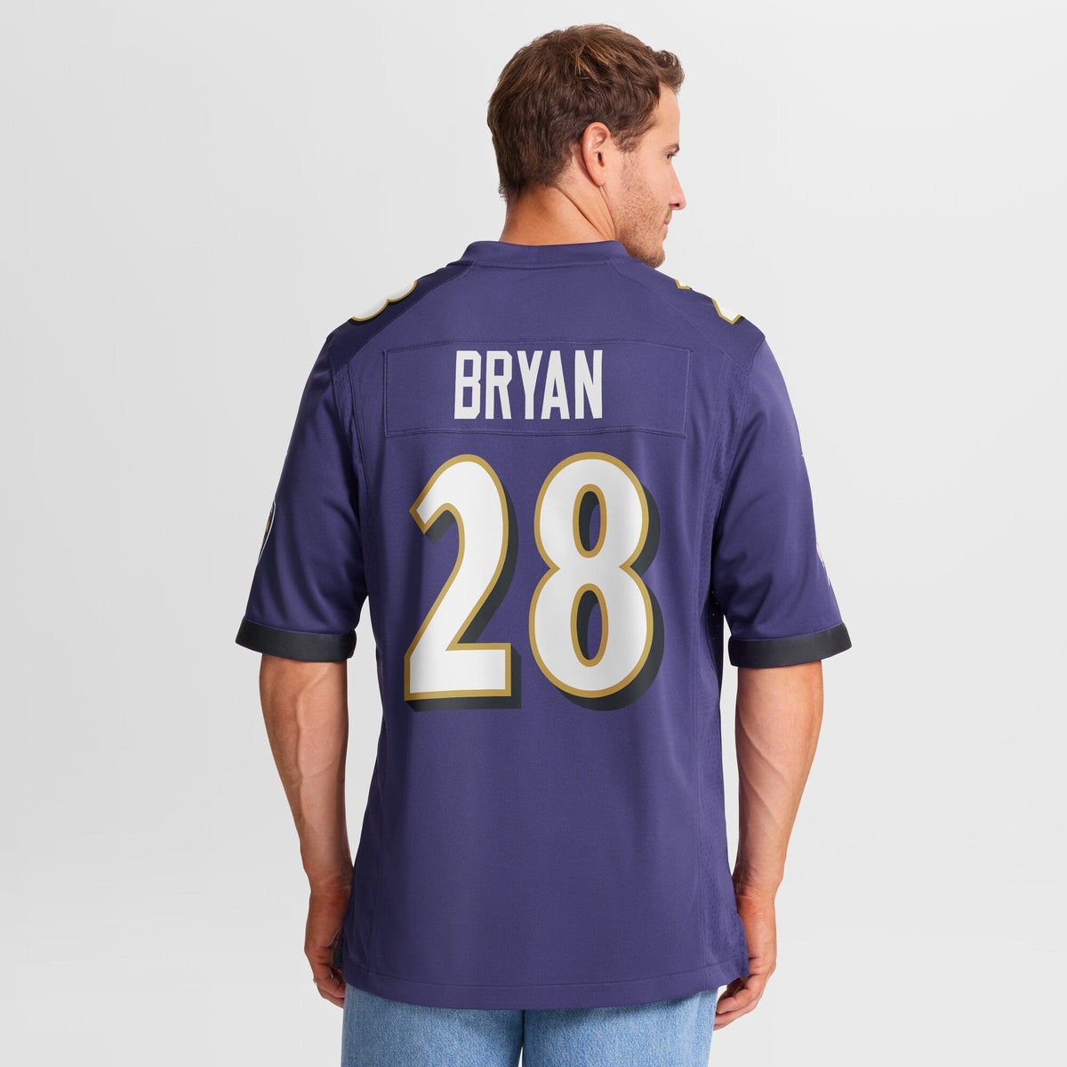 Baltimore Ravens Taven Bryan Purple Team Game Football Jersey