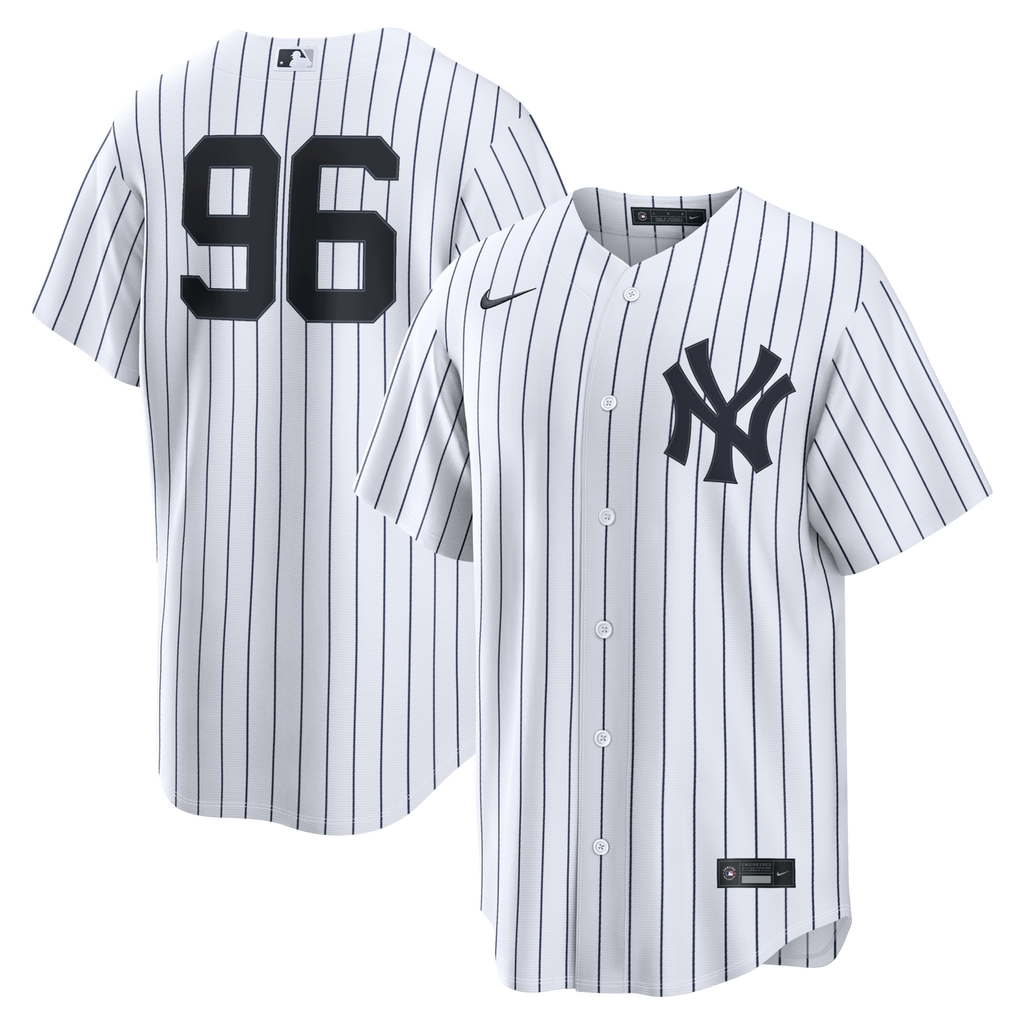 New York Yankees George Lombard Jr. White Home Replica Baseball Jersey
