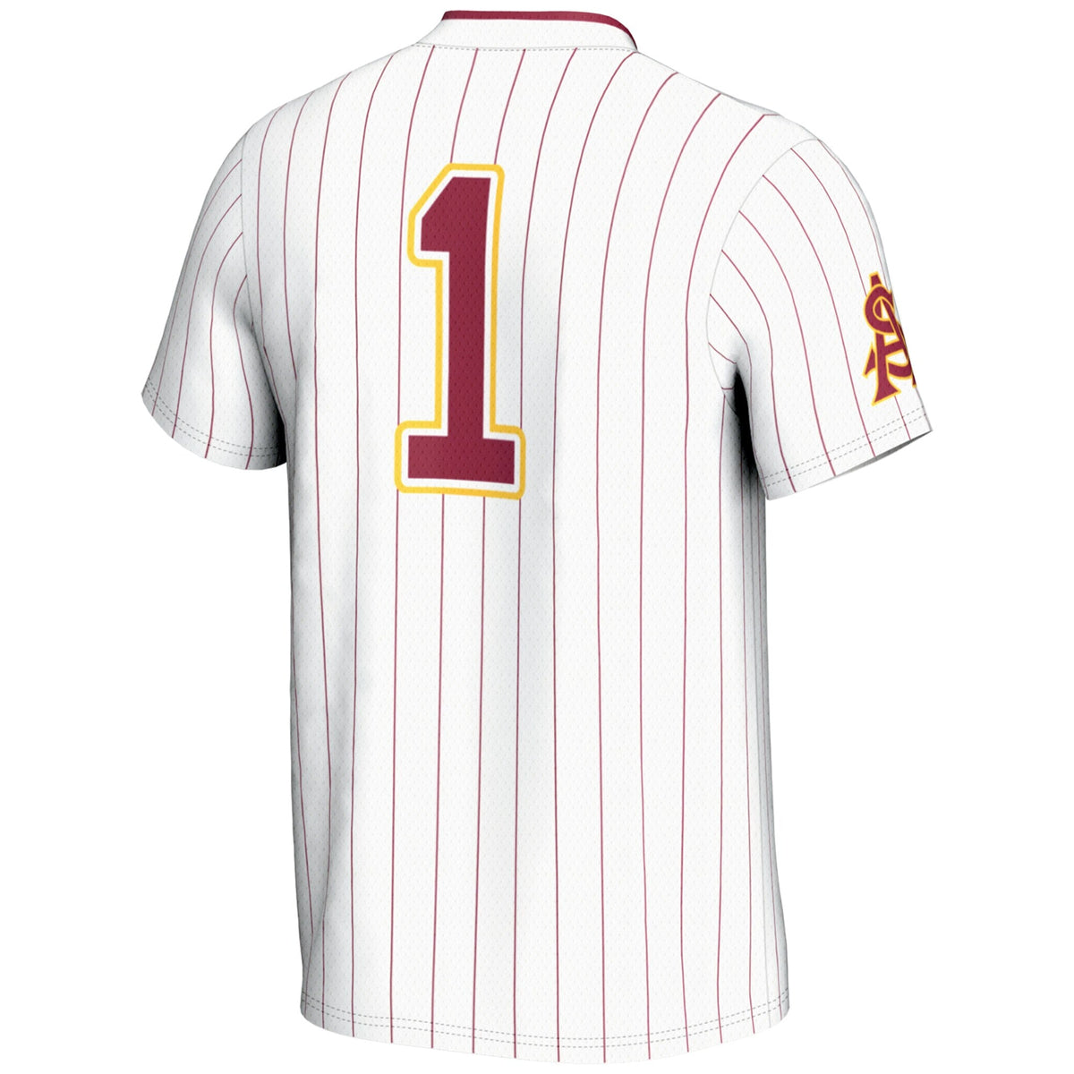 #1 White Arizona State Sun Devils Lightweight Softball Jersey