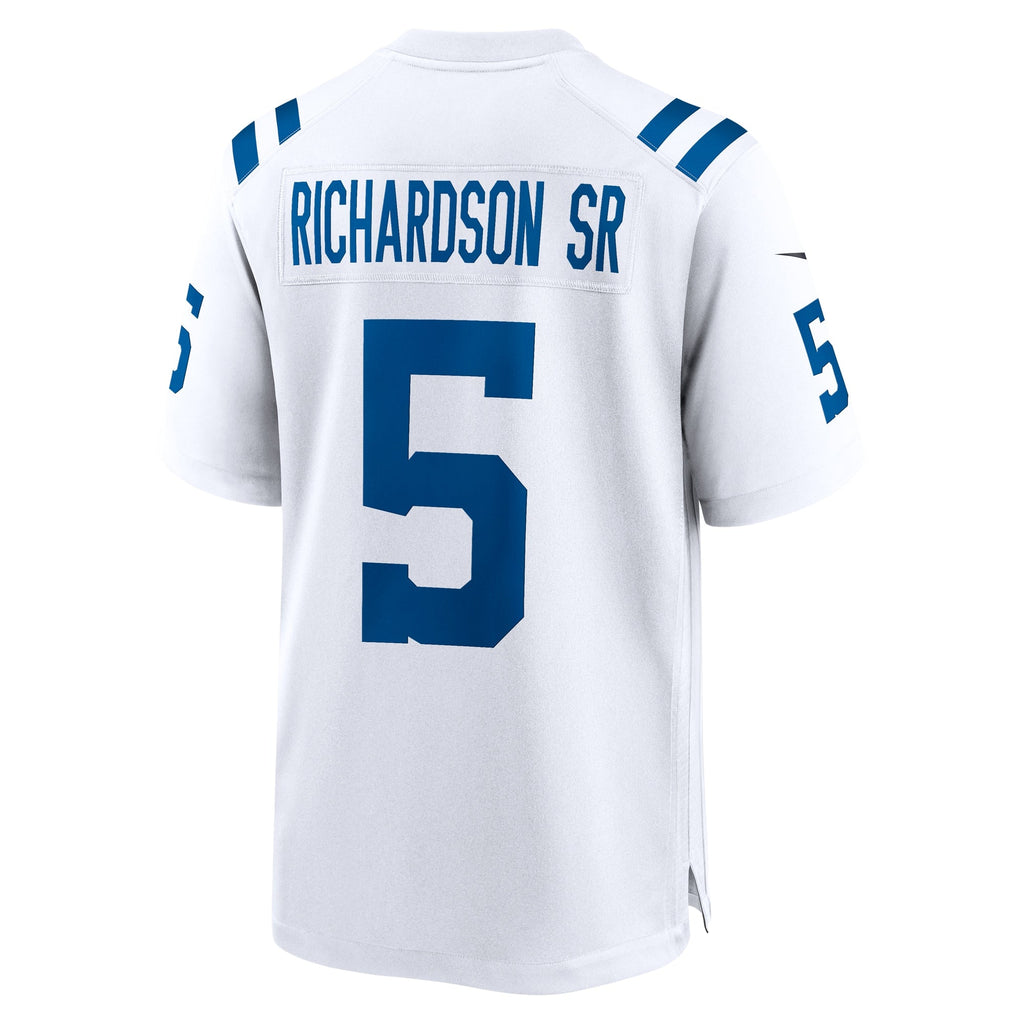 Indianapolis Colts Anthony Richardson Sr. White Game Football Jersey