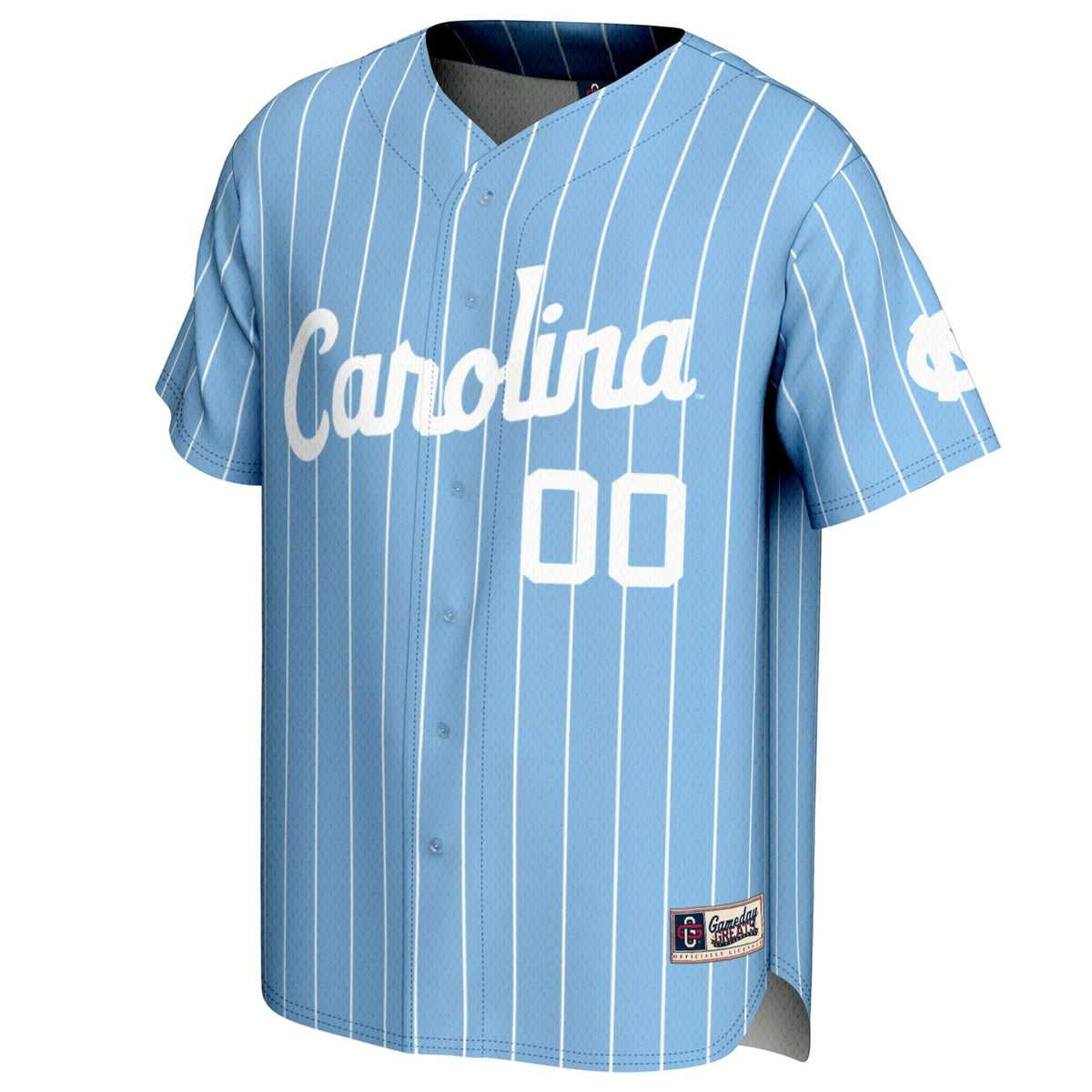 North Carolina Tar Heels NIL Pick-A-Player Lightweight Baseball Jersey - Carolina Blue