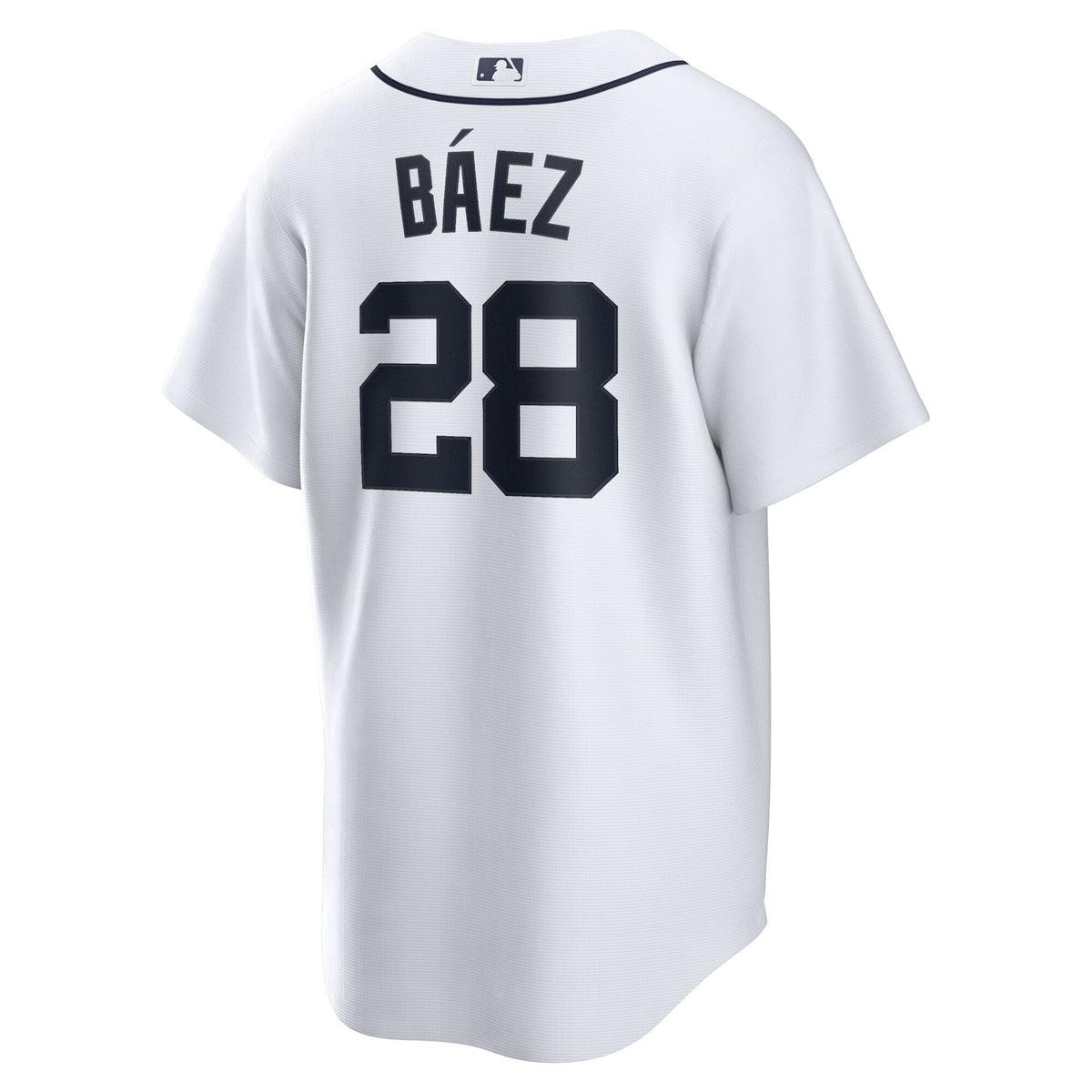 Detroit Tigers Javier Baez White Home Replica Player Baseball Jersey