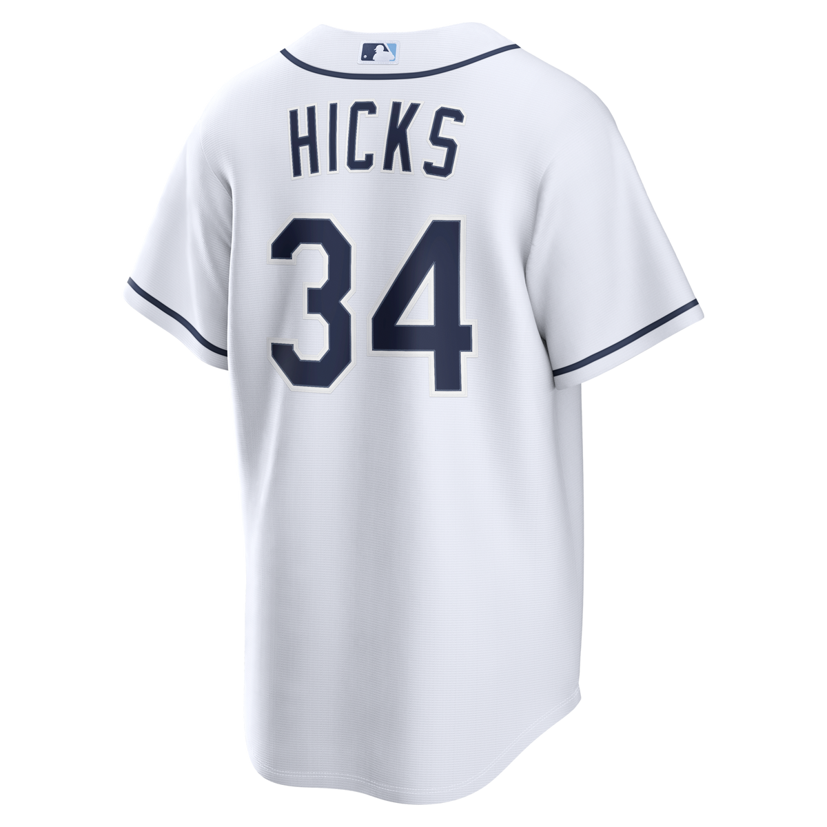 Tampa Bay Rays Liam Hicks White Home Replica Baseball Jersey