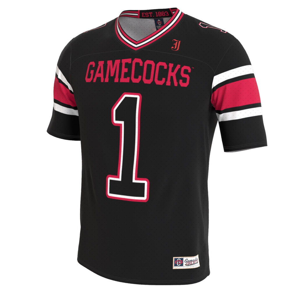 Jacksonville State Gamecocks Lightweight Collegiate Football Blackout Fashion Jersey