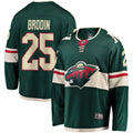 Minnesota Wild Jonas Brodin Green Breakaway Hockey Jersey