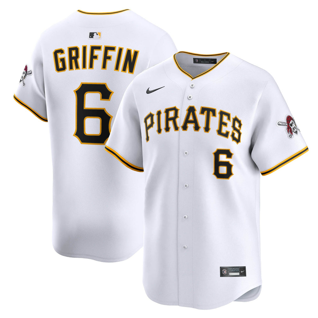 Pittsburgh Pirates Konnor Griffin White Home Limited Baseball Jersey