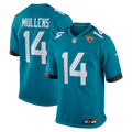 Jacksonville Jaguars Nick Mullens Teal Team Game Football Jersey