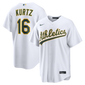 Athletics Nick Kurtz White Home Replica Baseball Jersey