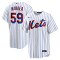 New York Mets Sean Manaea White Home Replica Baseball Jersey