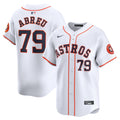 Houston Astros Jose Abreu White Home Limited Player Baseball Jersey