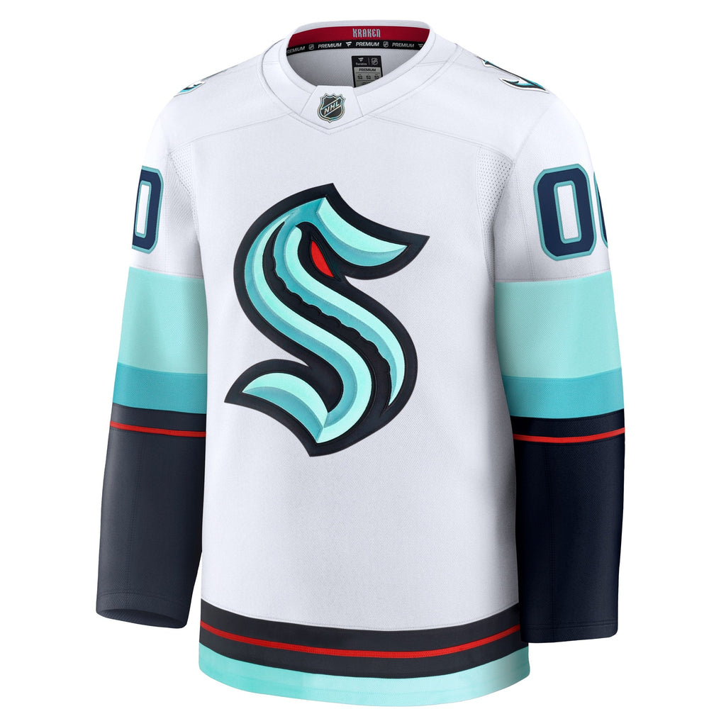 Seattle Kraken White Away Premium Custom Jersey