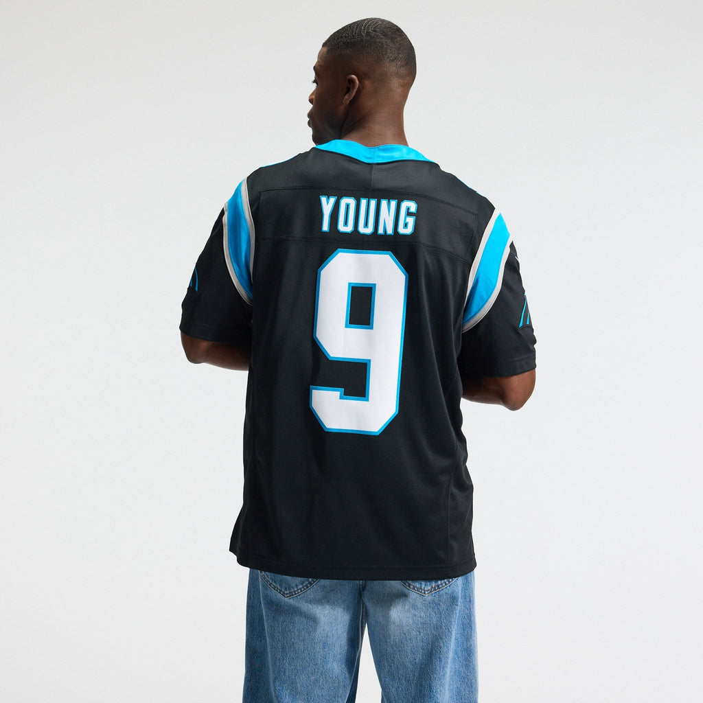 Carolina Panthers Bryce Young Black Team Vapor F.U.S.E. Stitched Limited Football Jersey