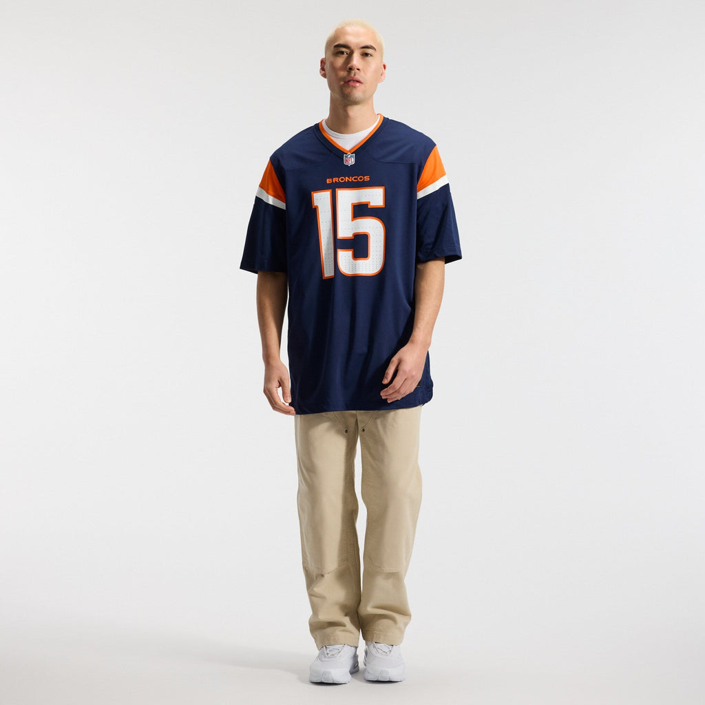 Denver Broncos Nik Bonitto Navy Alternate Game Football Jersey