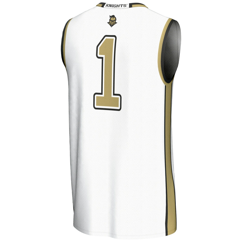 #1 UCF Knights Lightweight Basketball Jersey - White