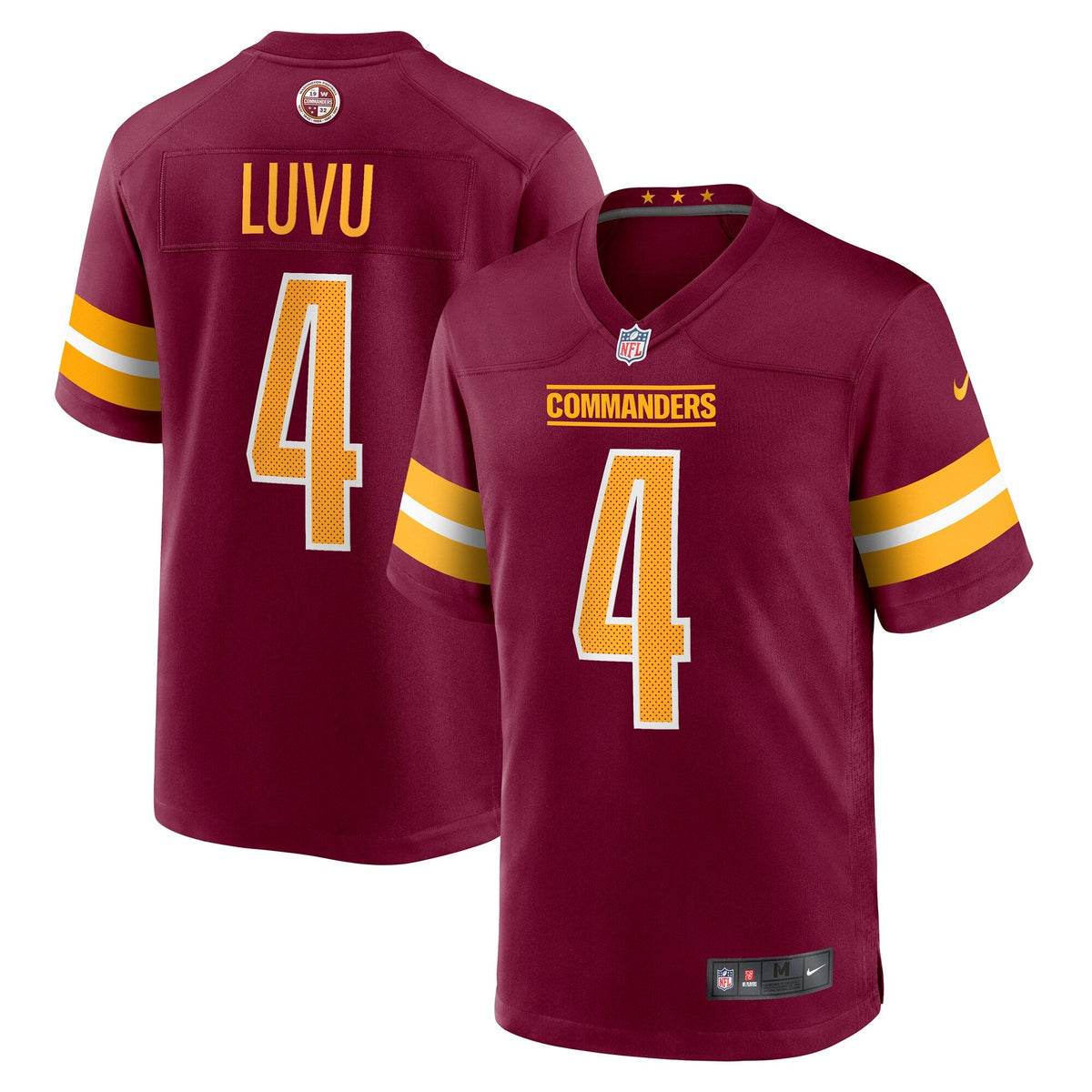 Washington Commanders Frankie Luvu Burgundy Game Football Jersey