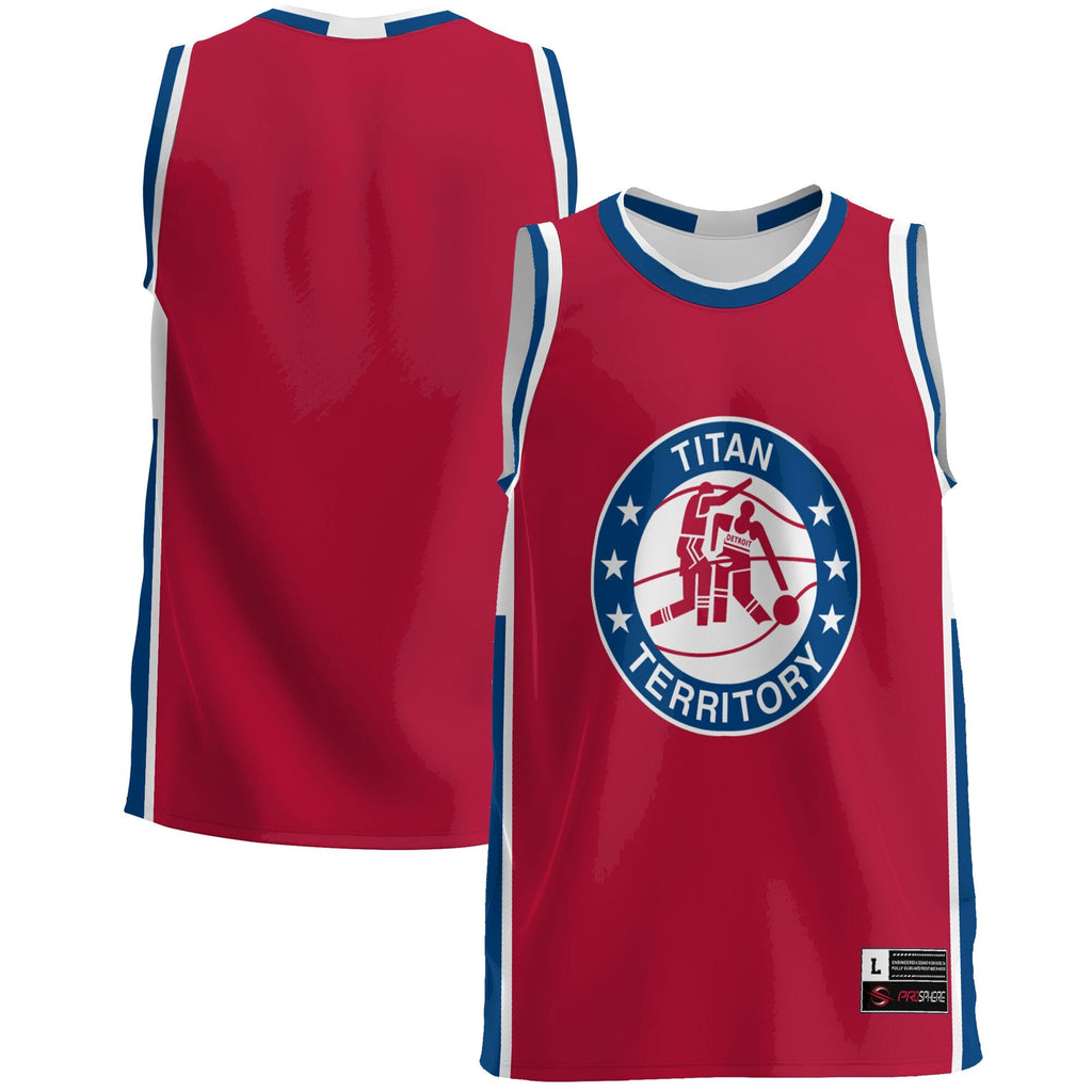Detroit Mercy Titans Lightweight Basketball Jersey - Blue