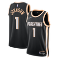 Atlanta Hawks 2025/26 City Edition Swingman Jersey - Black - Jalen Johnson