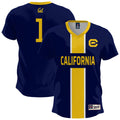 Navy Cal Bears Lightweight Soccer Fashion Jersey