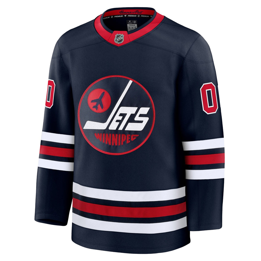 Winnipeg Jets Navy Alternate Premium Custom Jersey