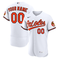 Baltimore Orioles White Home Custom Baseball Jersey