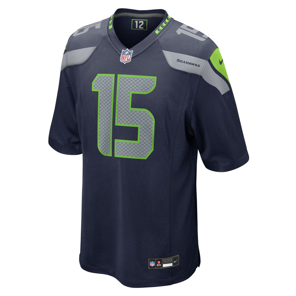 Seattle Seahawks Tory Horton College Navy Team Game Football Jersey